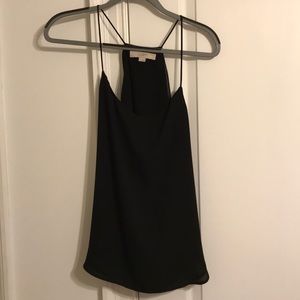 Black silky camisole from LOFT